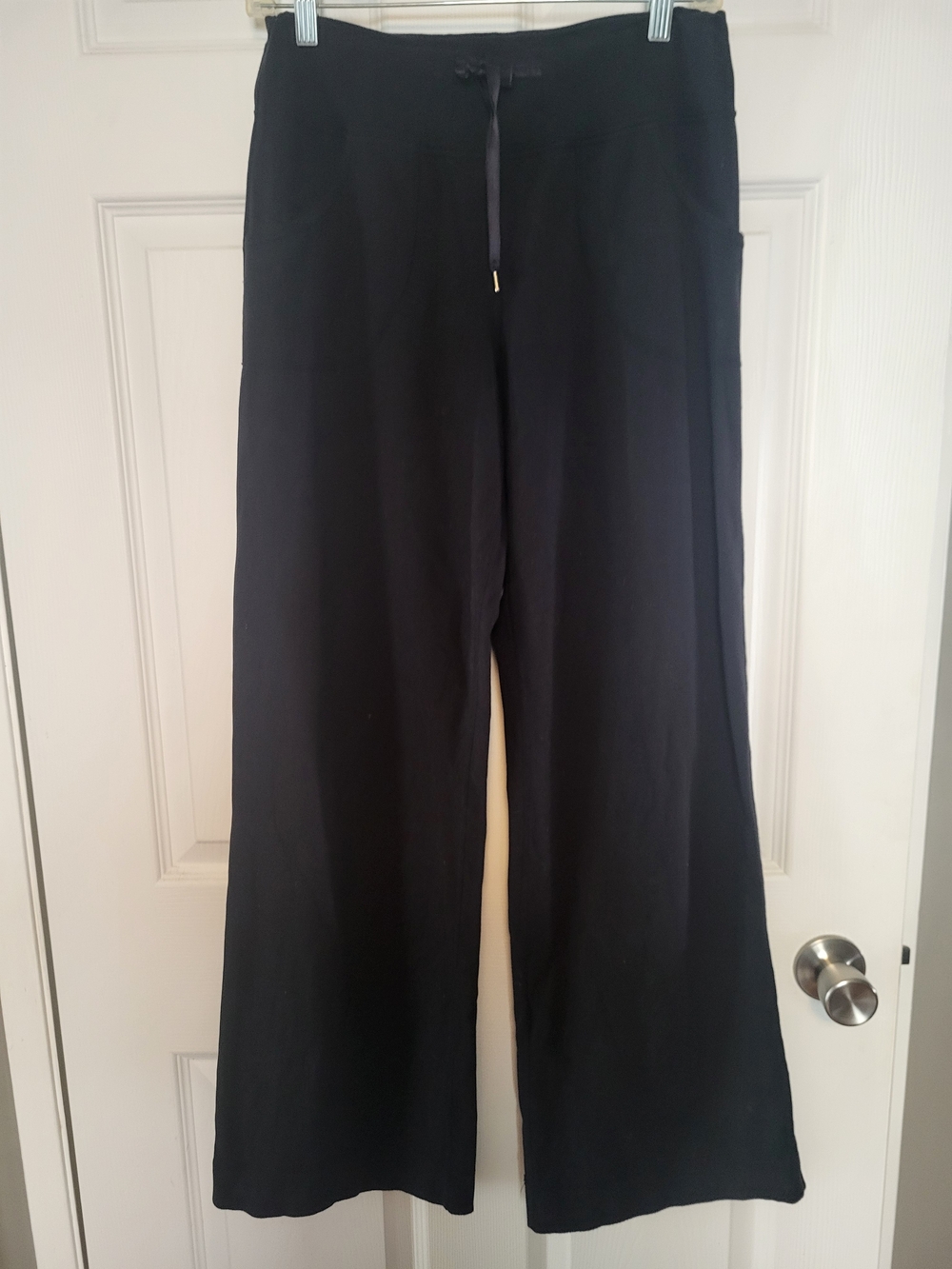Lululemon Black Wide Leg Drawstring Pants